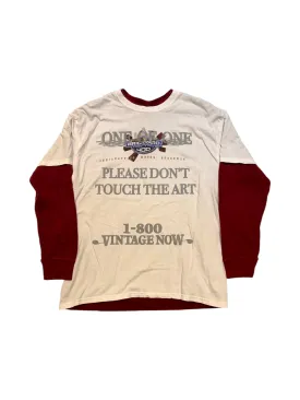1-800 Vintage Now One Of One Brickyard 400 Men's Long Sleeve Shirt Size L