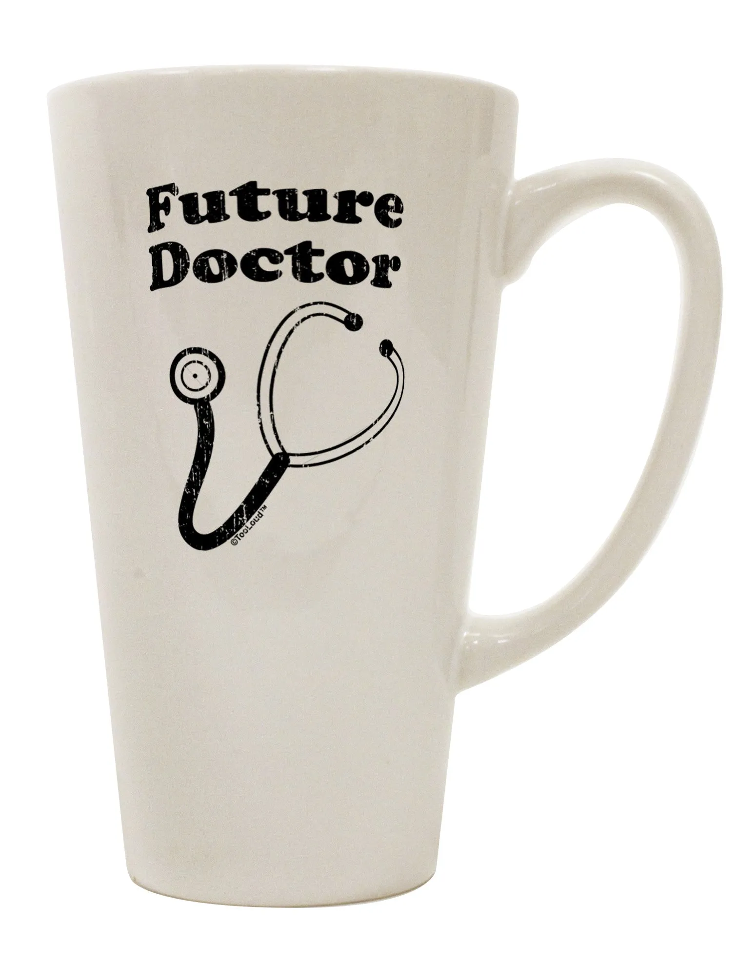 16 Ounce Conical Latte Coffee Mug for Aspiring Medical Professionals - TooLoud