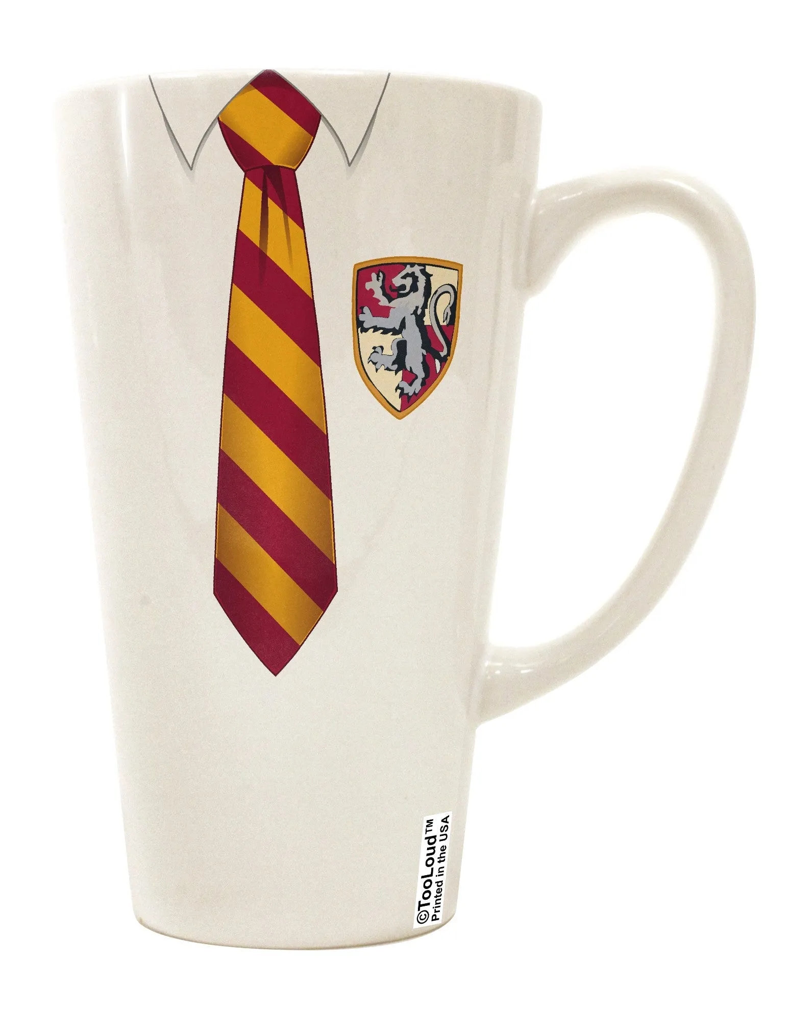 16 Ounce Conical Latte Coffee Mug with All Over Print - Expertly Crafted Drinkware