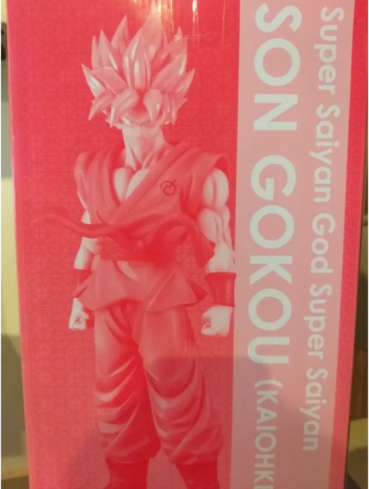 19” Inch Tall HUGE Gigantic Series Goku LIGHT UP LED SSGSS Blue X10 Kaio-ken Kaioken LIMITED EDITION