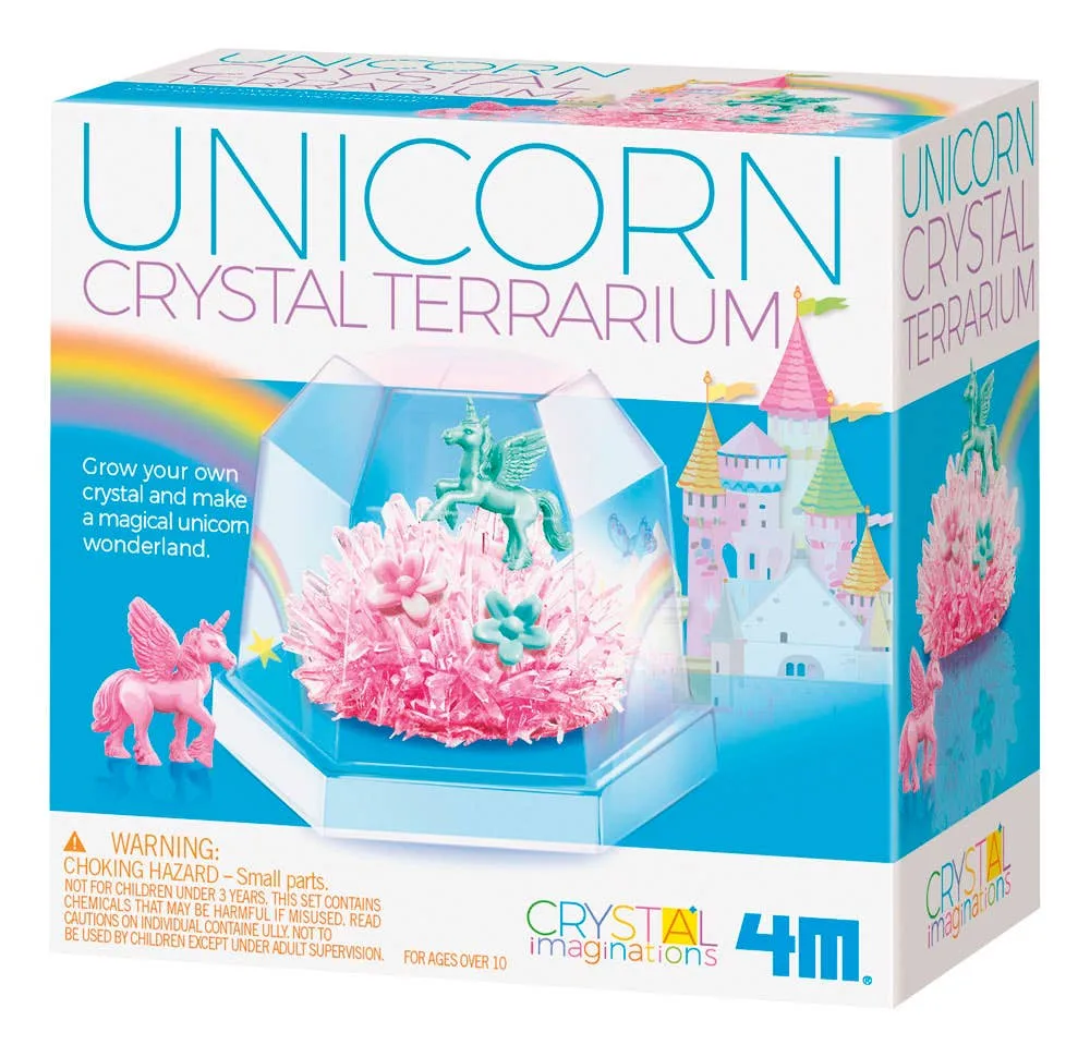 4M Unicorn Crystal Growing Terrarium DIY Science Kit
