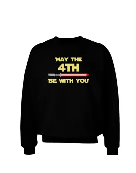 4th Be With You Beam Sword Adult Dark Sweatshirt