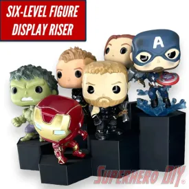 6-Level Hexagon Display Riser for Collectibles