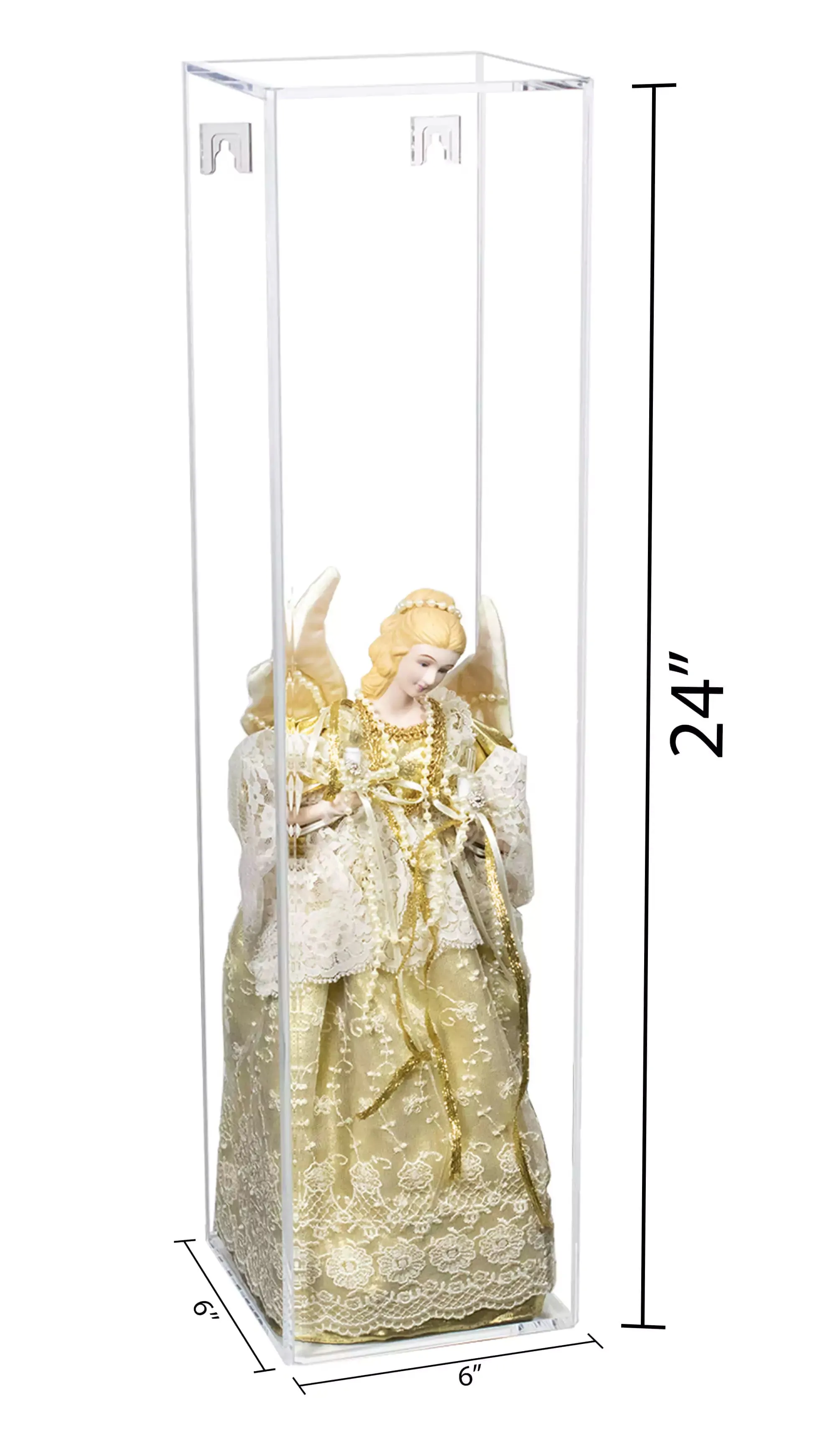 Acrylic Display Case for Figurine Miniature Doll Bobblehead or Action Figure
