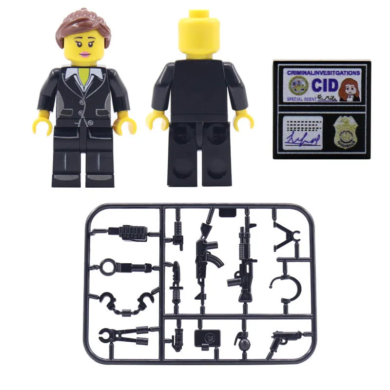 Army CID Agent Attire Figure - Male and Female Set - Mil-Blox