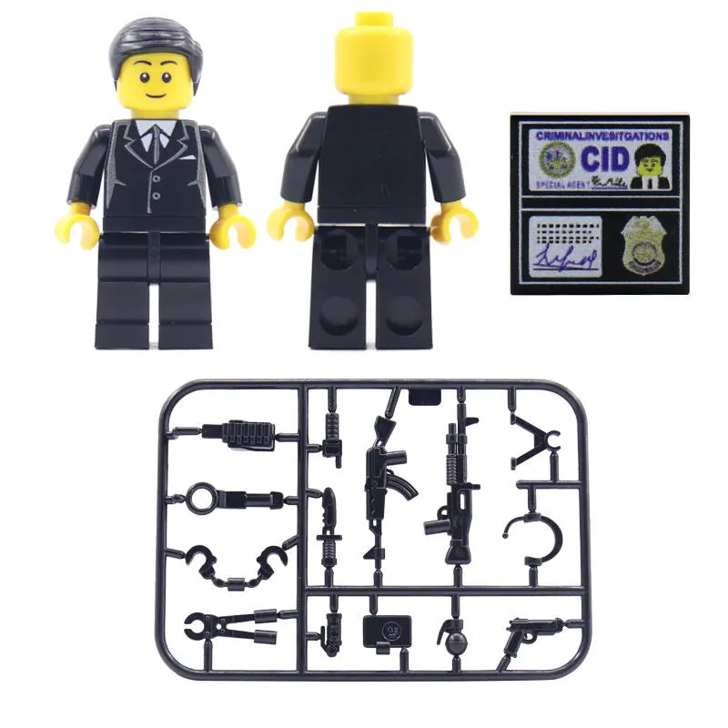 Army CID Agent Attire Figure - Male and Female Set - Mil-Blox