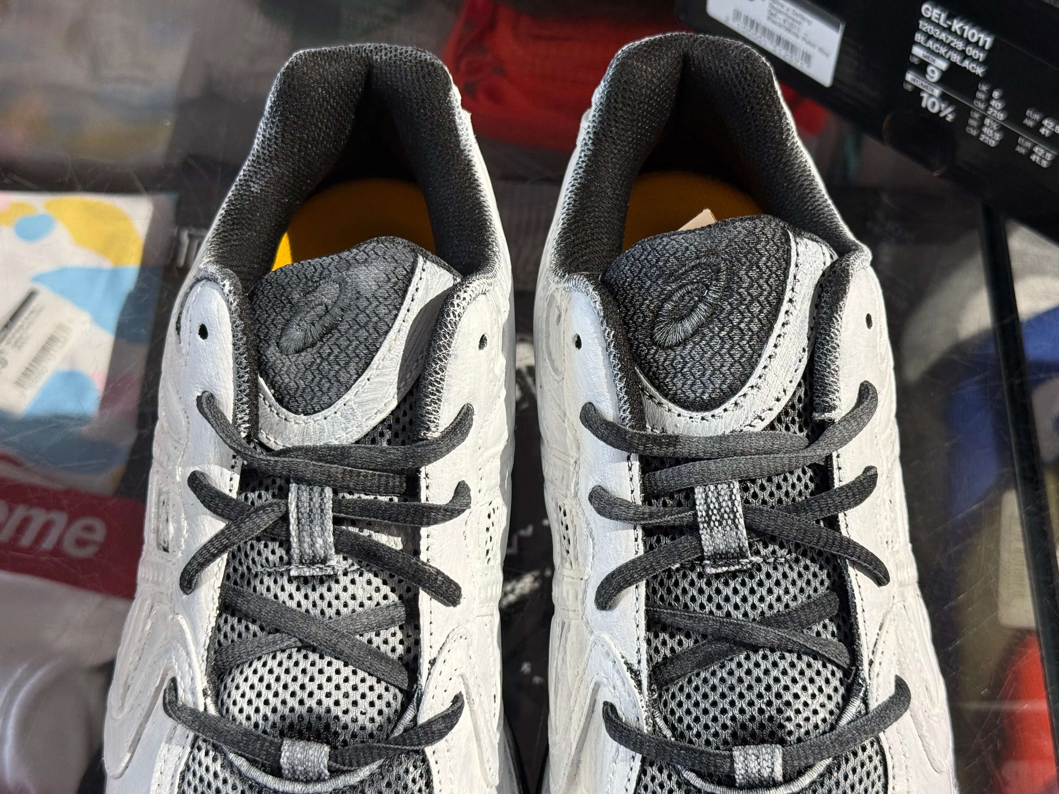 Asics x Gallery Department Gel-K1011 - Black/White Paint