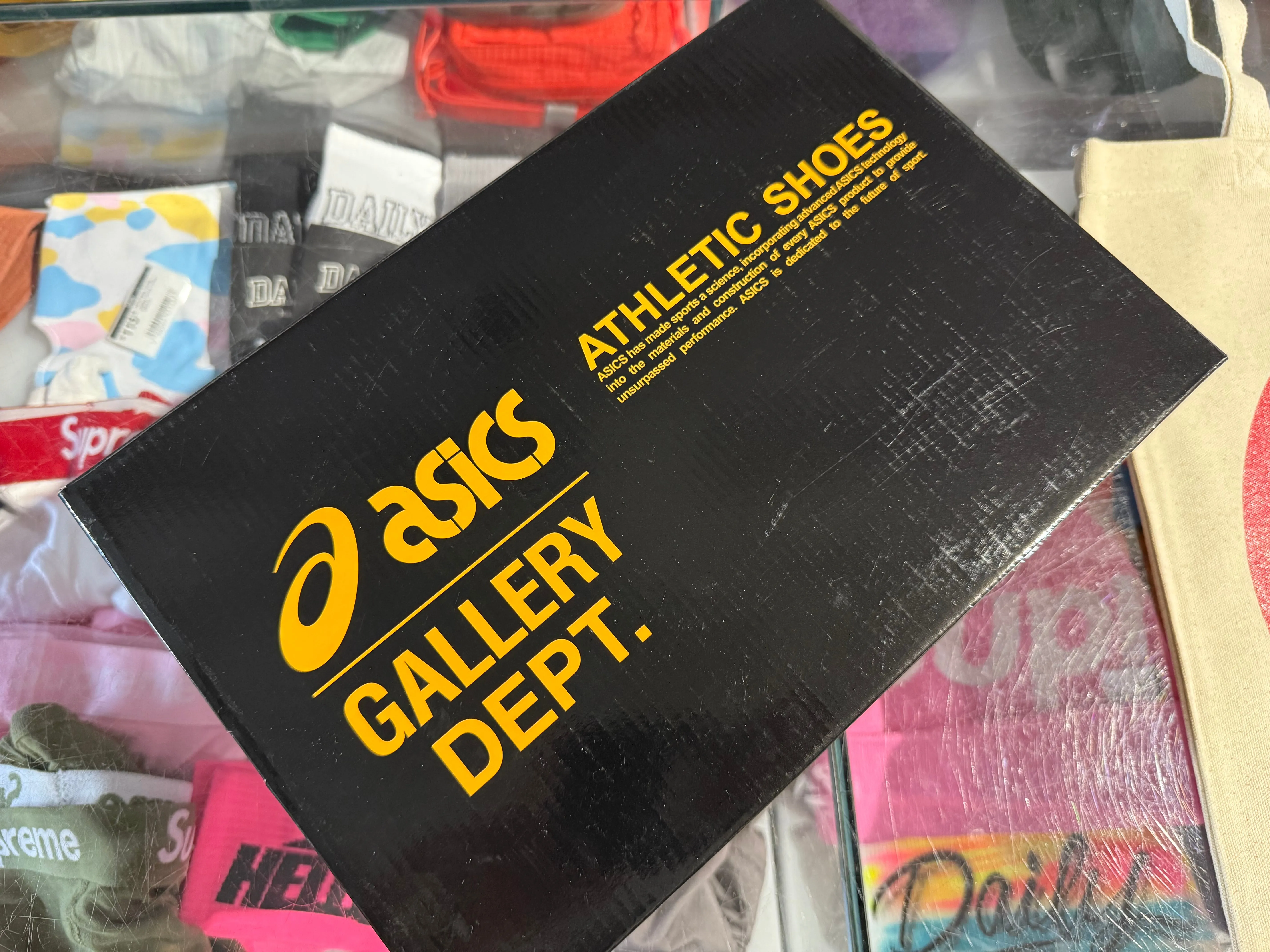 Asics x Gallery Department Gel-K1011 - Black/White Paint