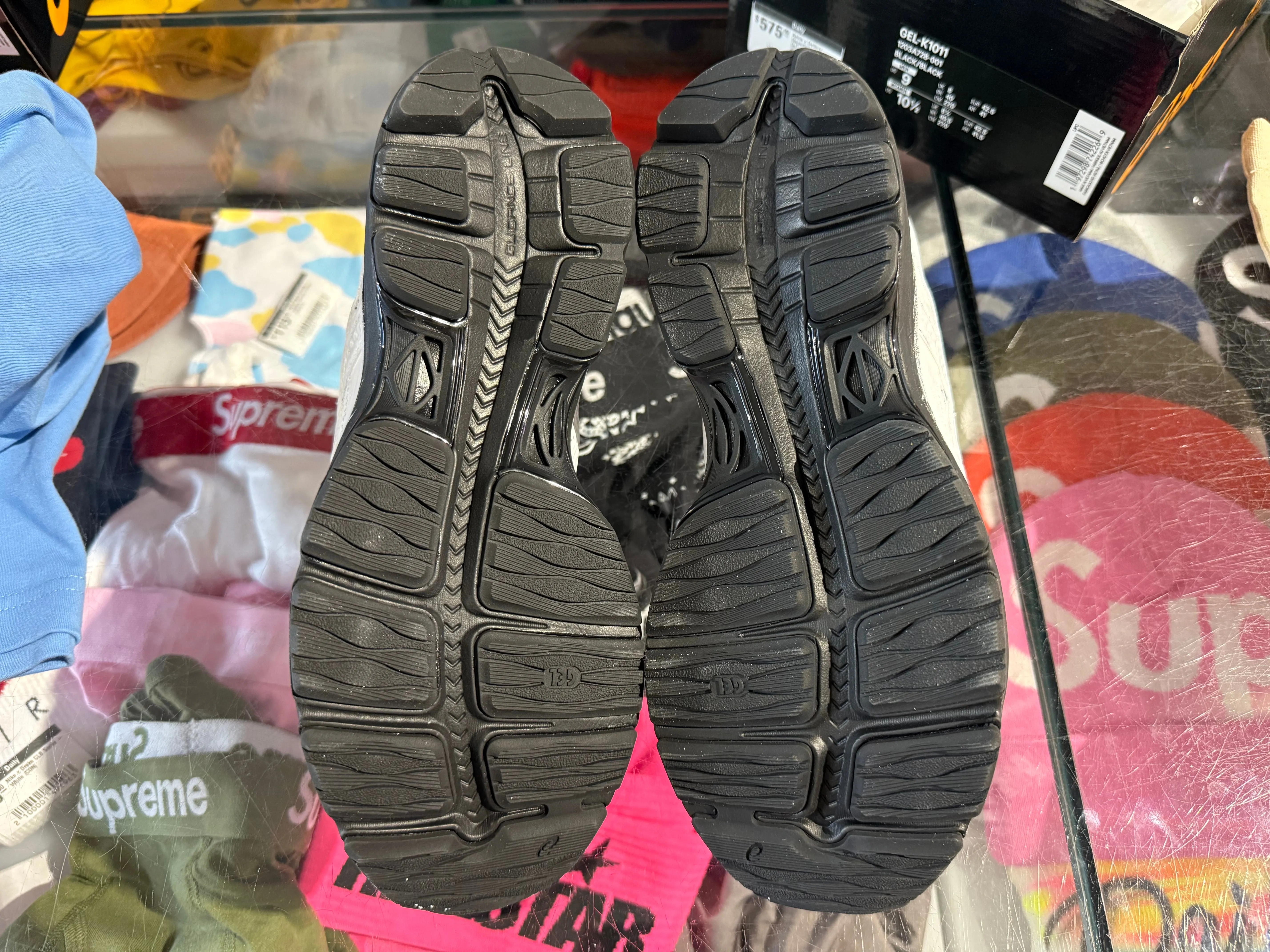 Asics x Gallery Department Gel-K1011 - Black/White Paint