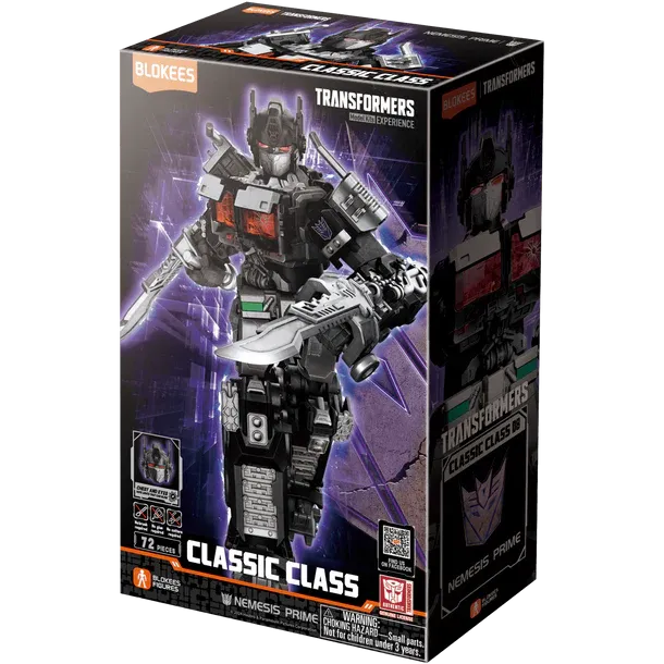 Blockees Transformers Classic Class - CC - Nemesis Prime