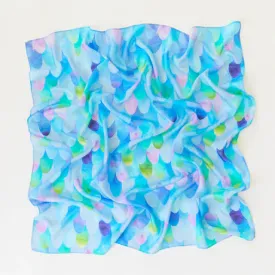 Blue Dragon Playsilk, 35 x 35 inches