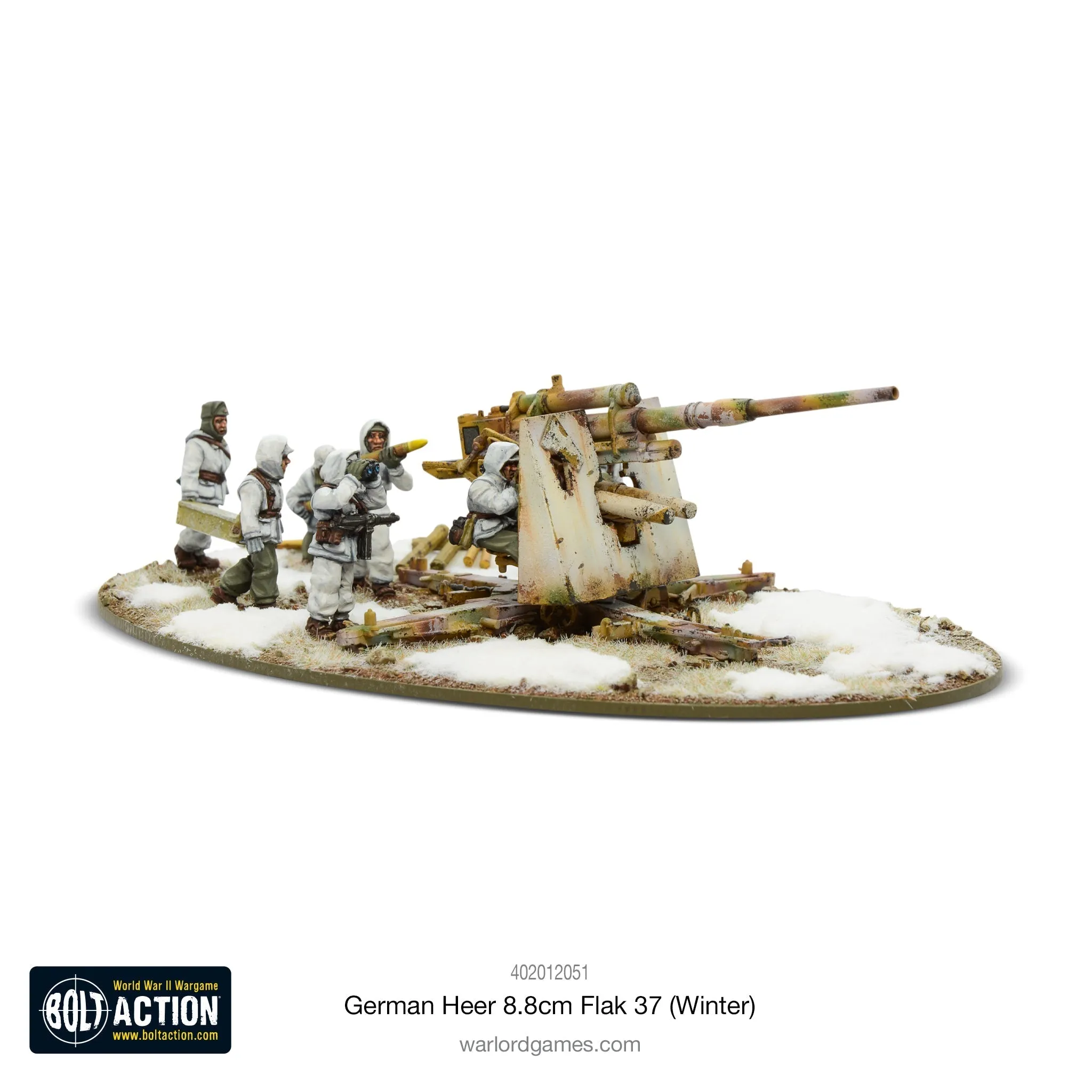 Bolt Action - Germany: German Heer 8.8cm Flak 37 (Winter)