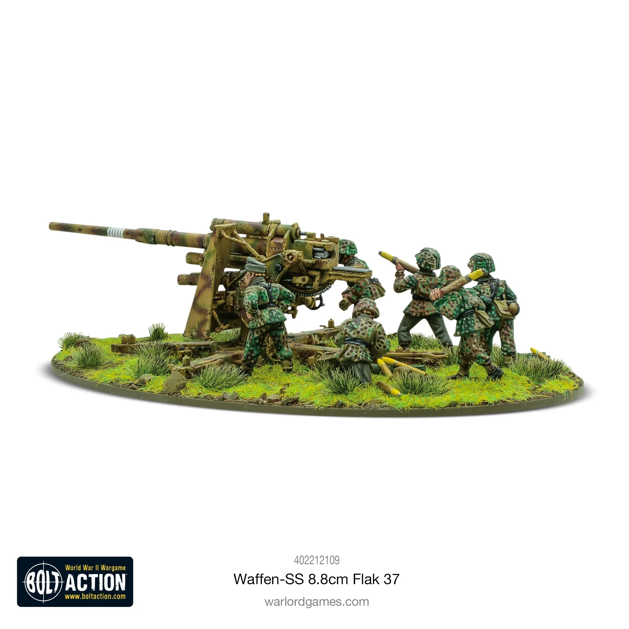 Bolt Action - Germany:  Waffen-SS 8.8cm Flak 37