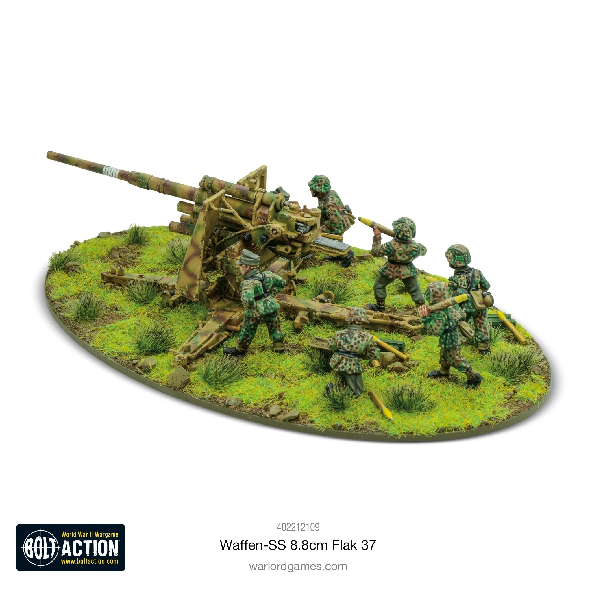 Bolt Action - Germany:  Waffen-SS 8.8cm Flak 37