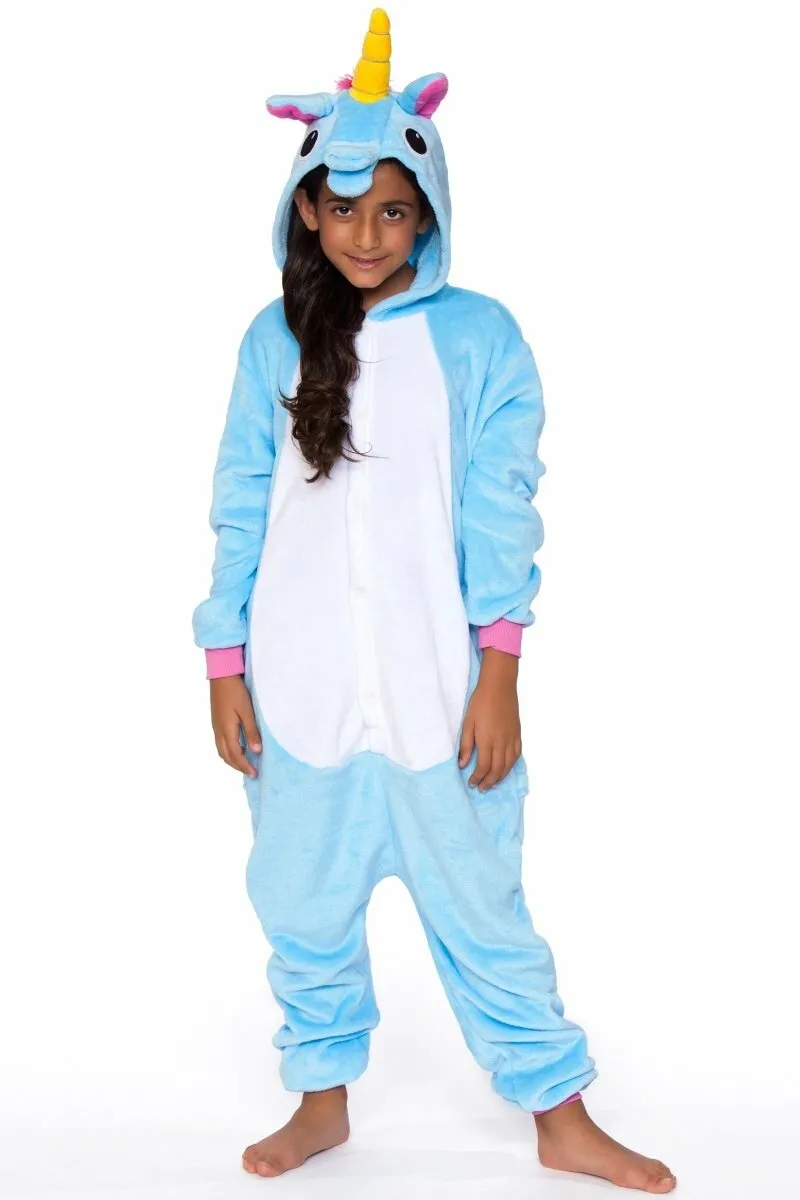 C1810-C BLUE UNICORN Child Onesie
