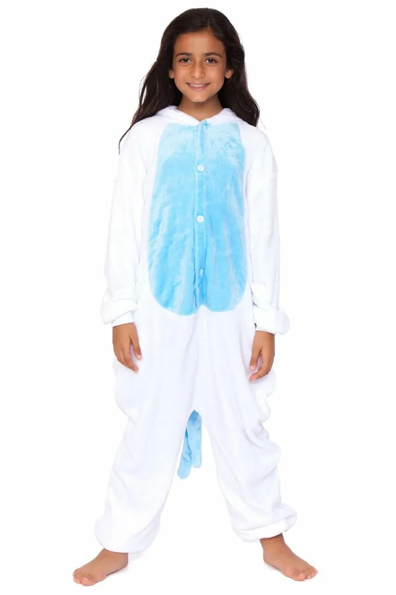 C1818-C WHITE UNICORN Child Onesie