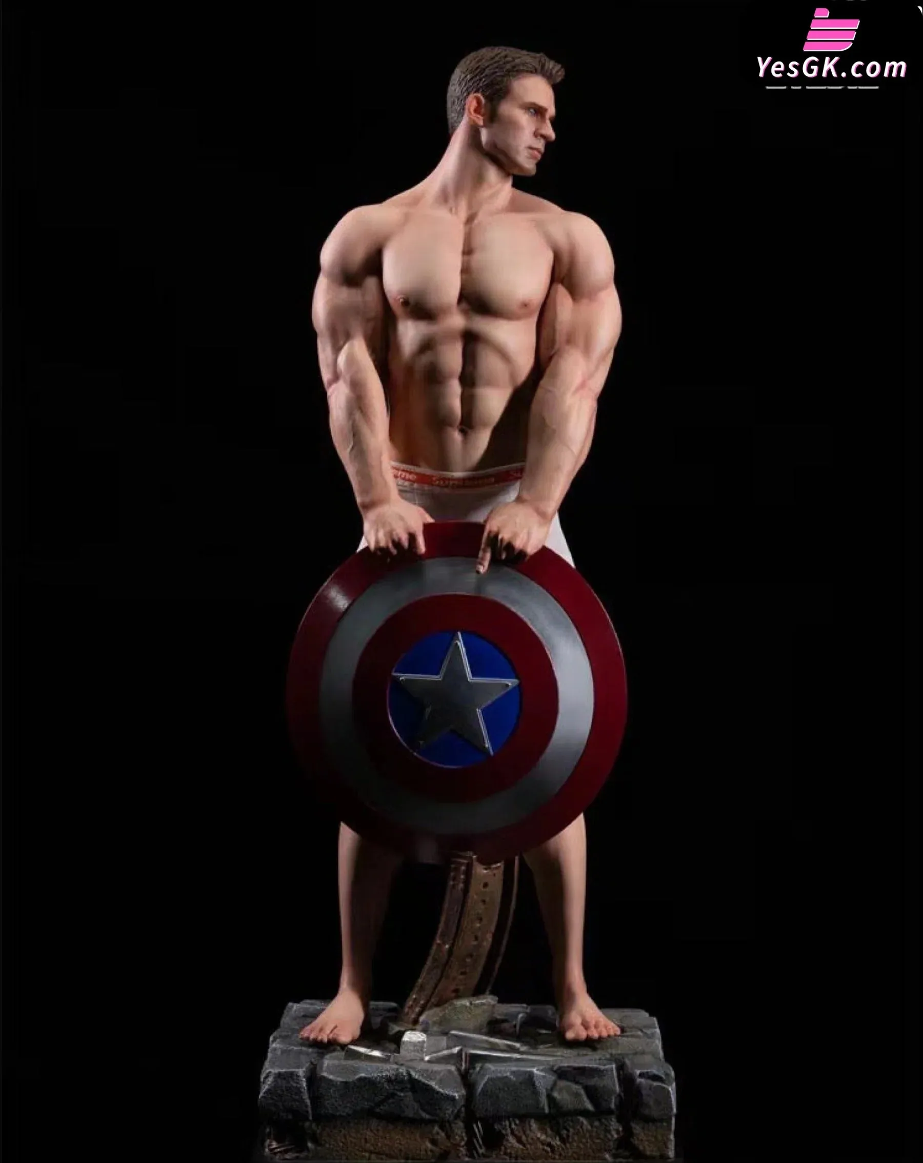 Captain America Chris Evans Resin Statue - NL Studio [In-Stock]