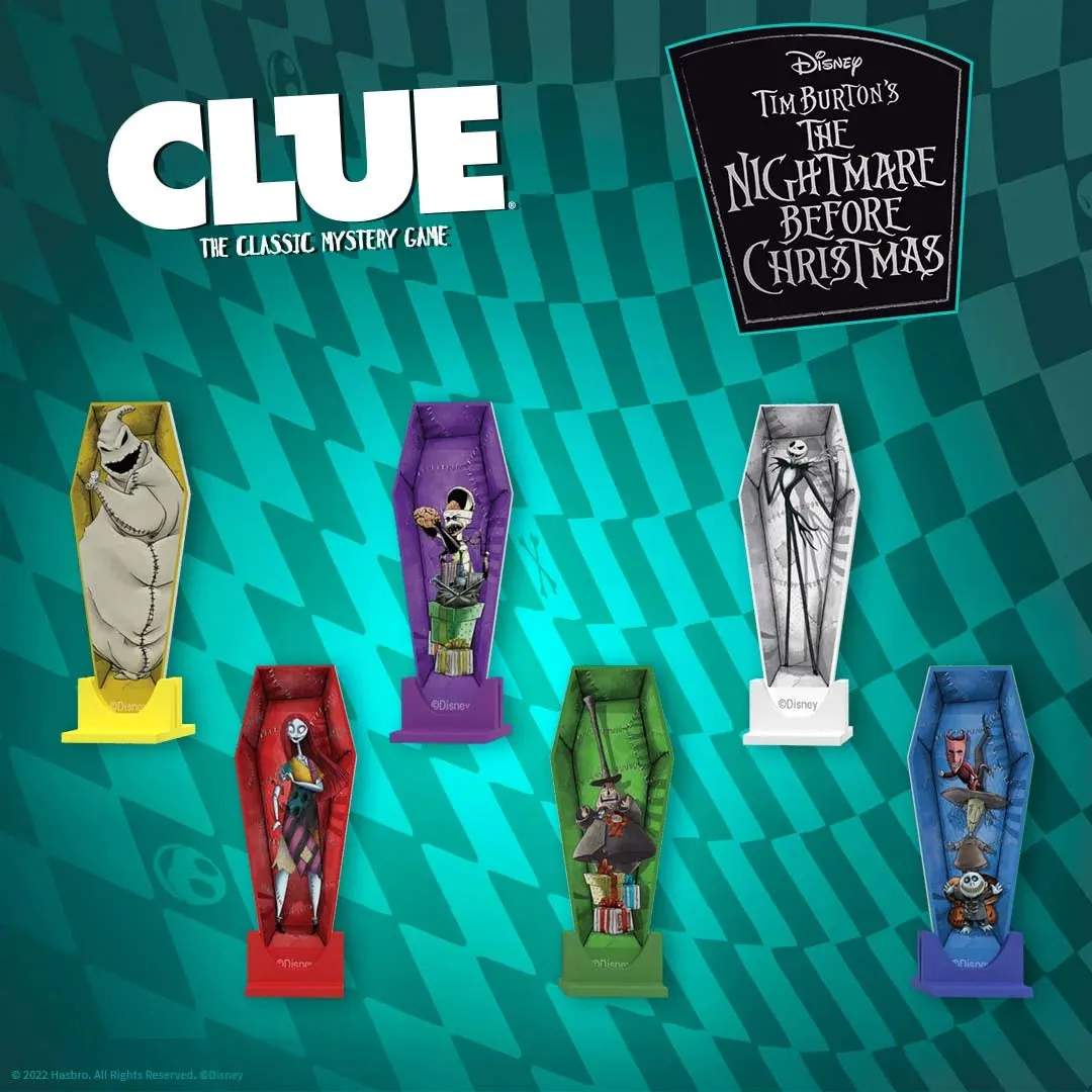 Clue Disney Tim Burtons The Nightmare before Christmas Board Game, by USAopoly