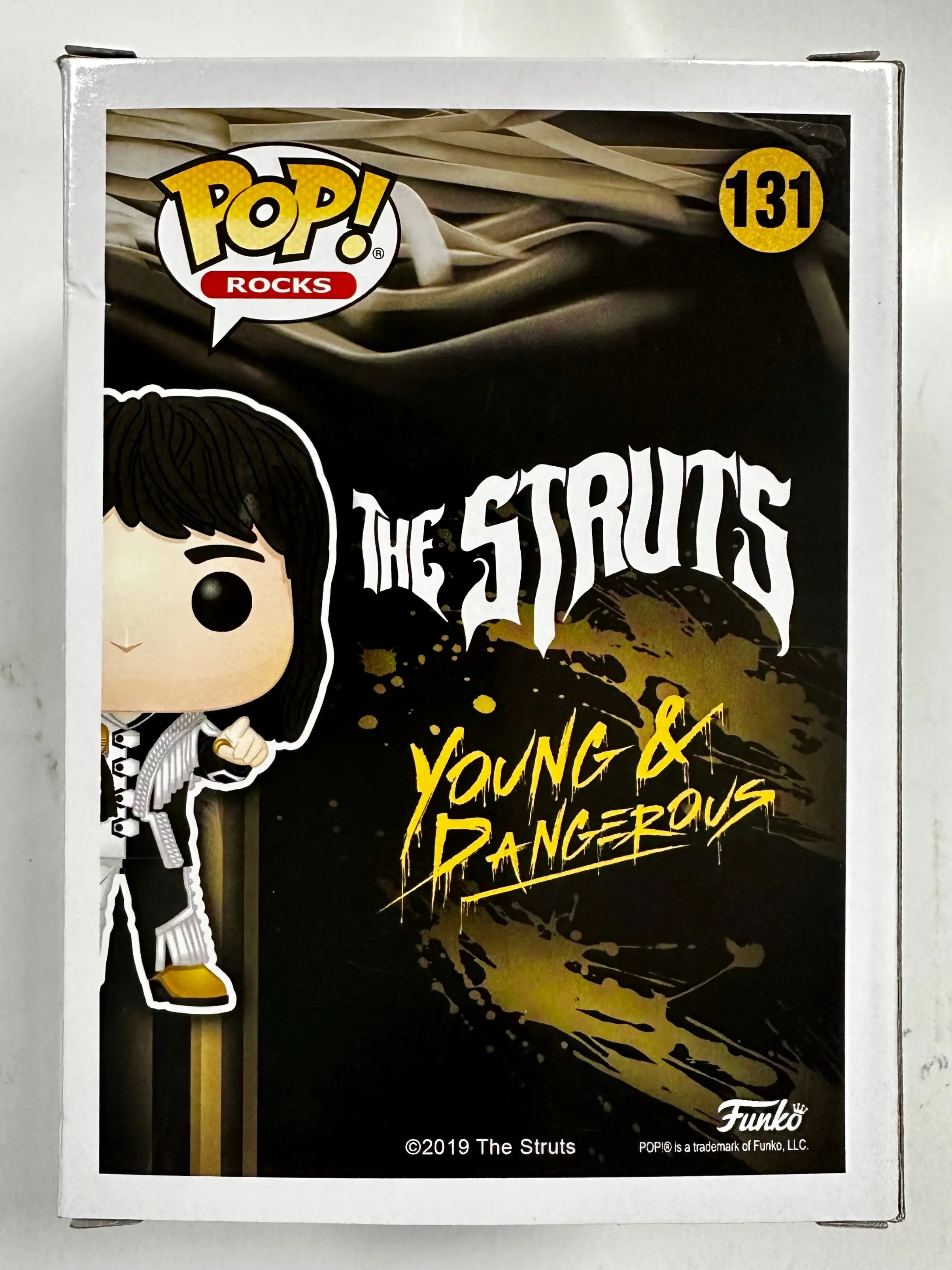 Complete Band Signed The Struts #131 Luke Spiller Funko Pop! With JSA COA