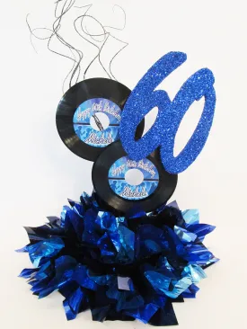 Customized 45 records, with Metallic Tissue Base & Number centerpiece