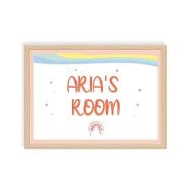 Doodle's Name Frame - Magical Rainbows