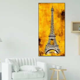 Eiffel Tower Floating Canvas Wall Painting