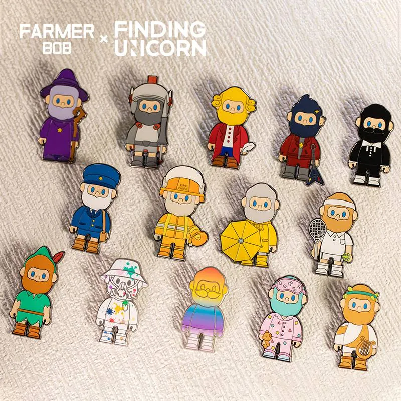 FINDING UNICORN - Farmer BOB Color Series Badage Blind Box