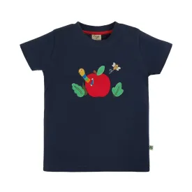 Frugi The National Trust Creature Top, Indigo/Apple