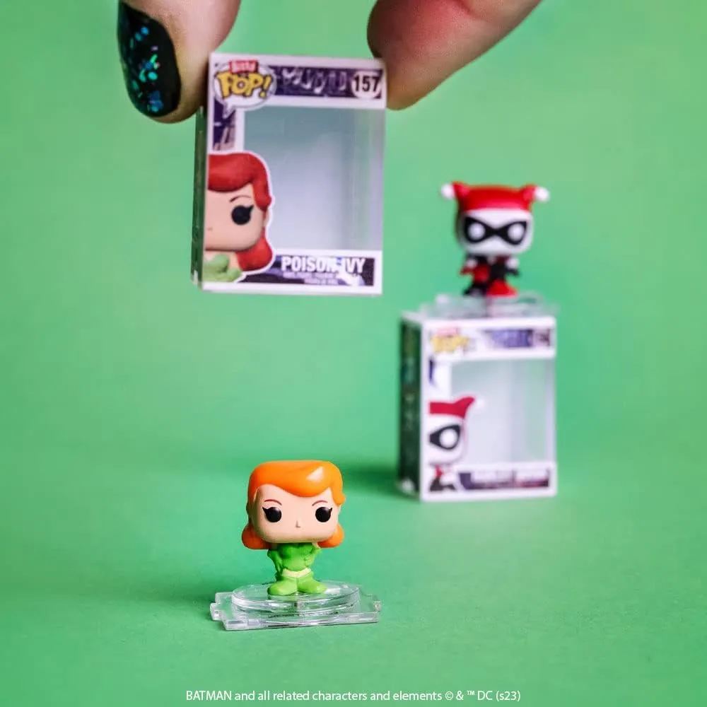 Funko Bitty Pop - DC  Batman, Batgirl, The Joker and a Mystery Surprise Mini Figure