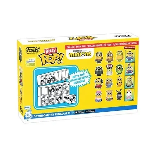 Funko Bitty Pop! Minions Eye Matie Mini-Figure 4-Pack