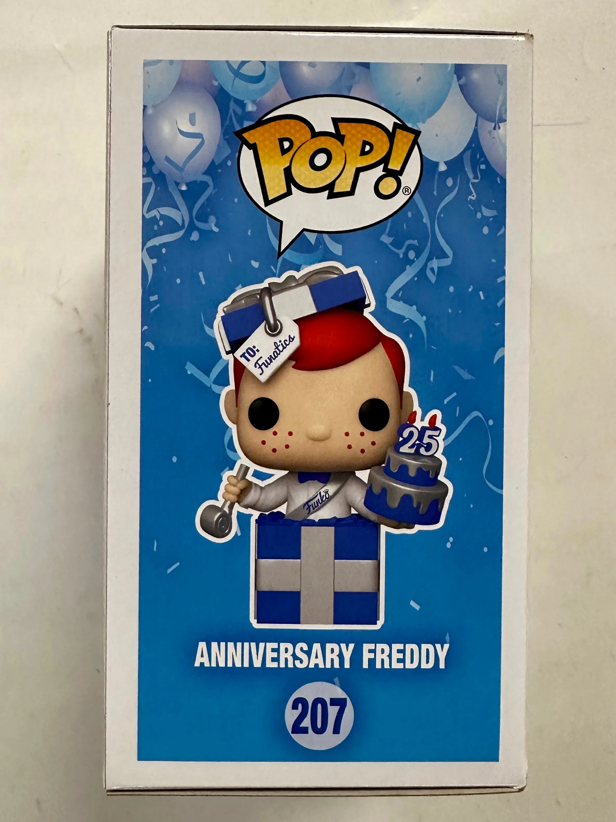 Funko Pop! 25th Anniversary Freddy In Gift Box #207 Funko Shop 2022 Exclusive