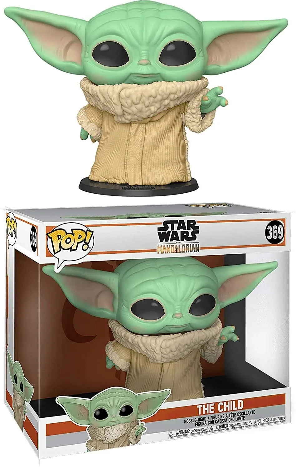 Funko Pop! Star Wars: The Mandalorian - The Child, 10" Super-Sized Pop!