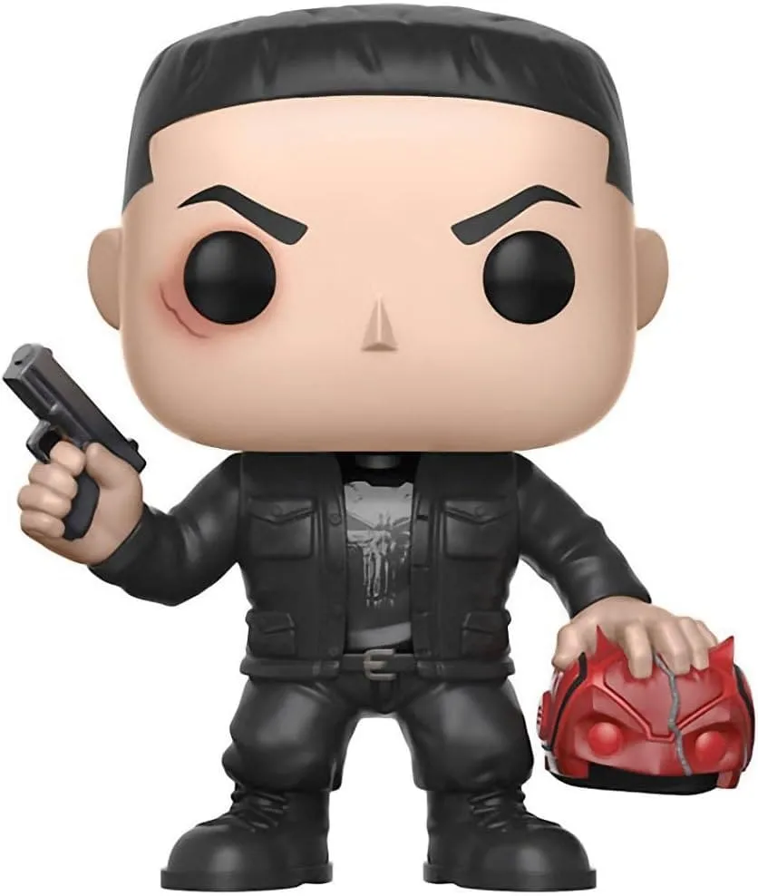 Funko Pop! Vinyl Figure Marvel: Netflix Daredevil - Punisher Chase Variant Limited Edition (with protective case)