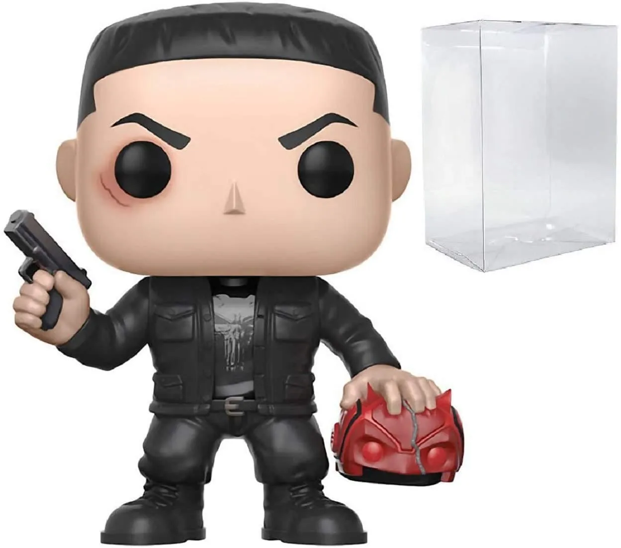 Funko Pop! Vinyl Figure Marvel: Netflix Daredevil - Punisher Chase Variant Limited Edition (with protective case)
