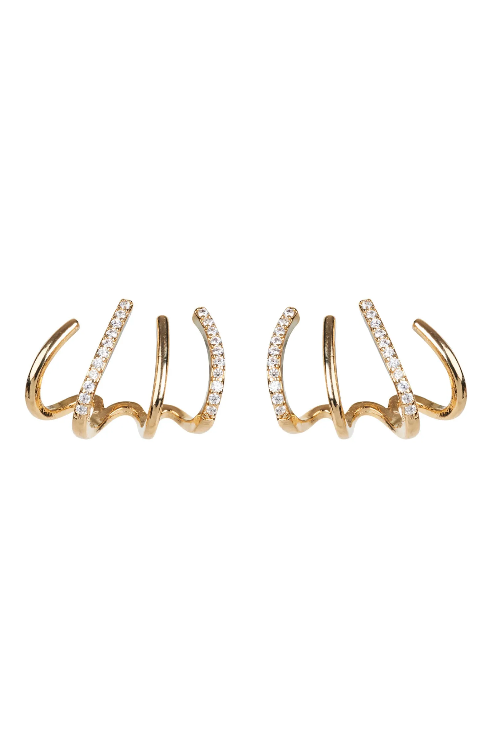 Heritage Earring - Gold Cuff