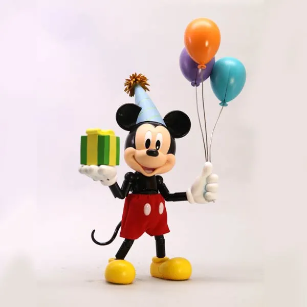 Herocross HMF#078 Disney Birthday Mickey Mouse Figure 90th Anniversary Edition