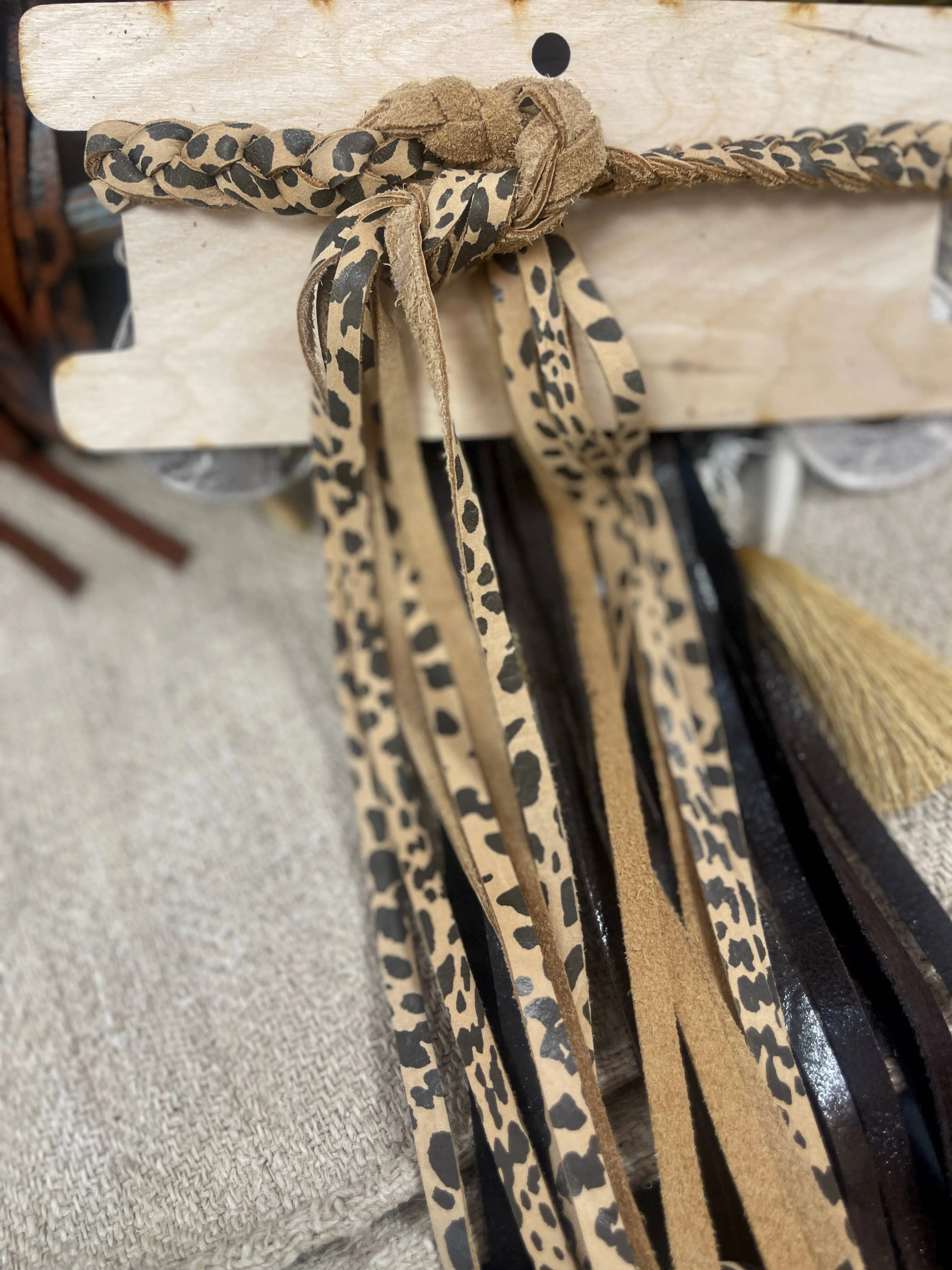 Lucky Horseshoe Leather Necklace