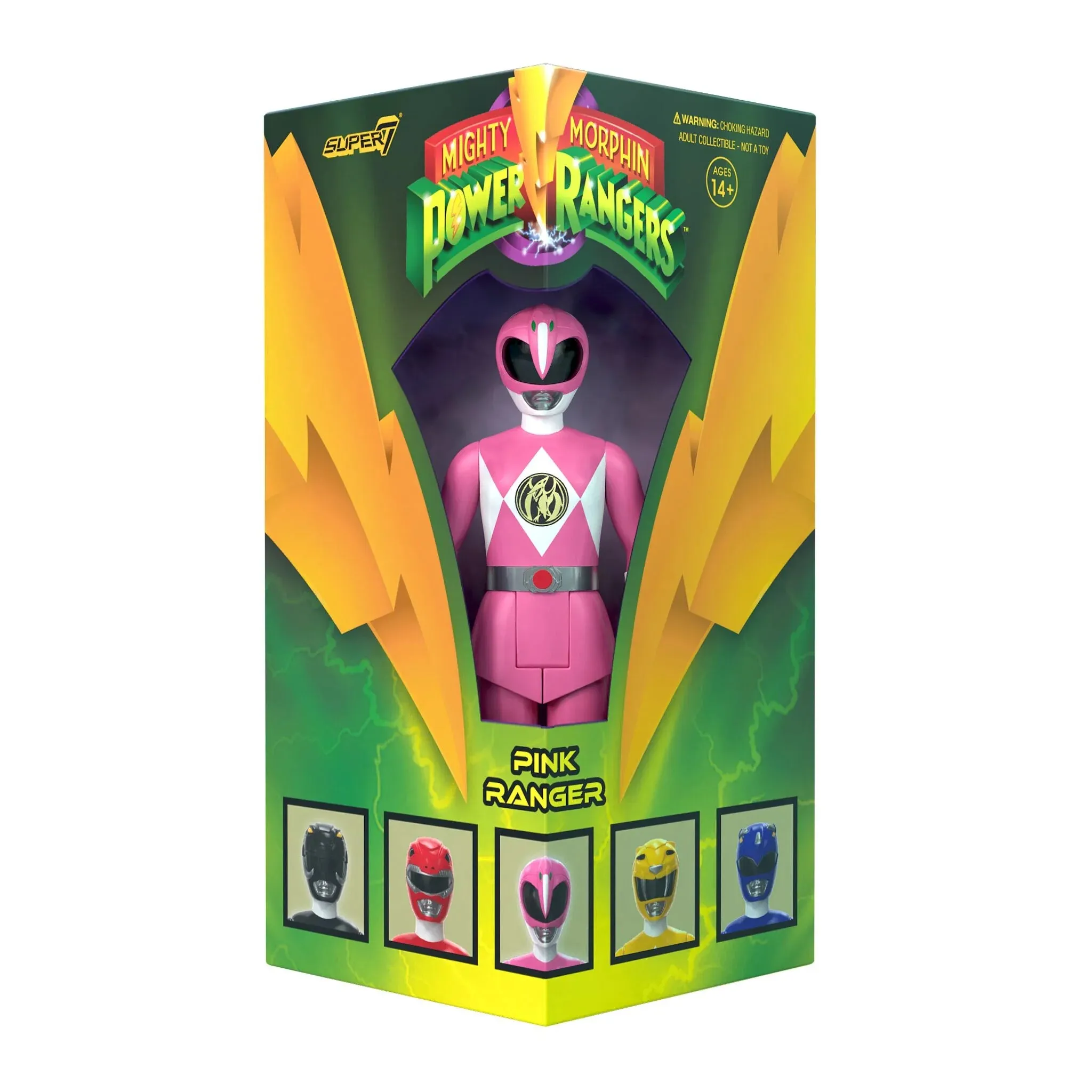 Mighty Morphin Power Rangers ReAction SDCC 2023 - Pink Ranger [Triangle Box]
