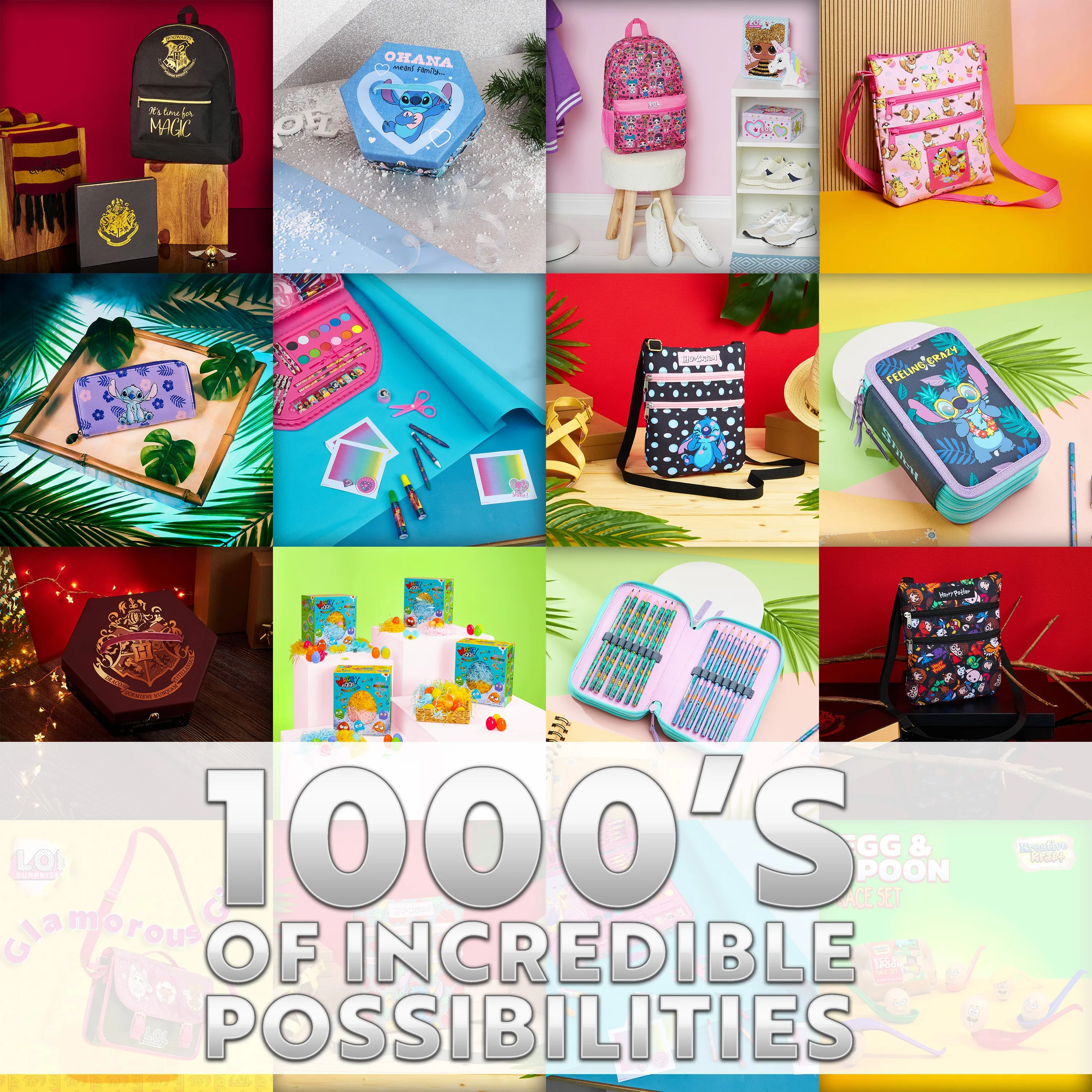 Mystery Box or Bag Sets for Girls -  Assorted Branded Items Worth £40 