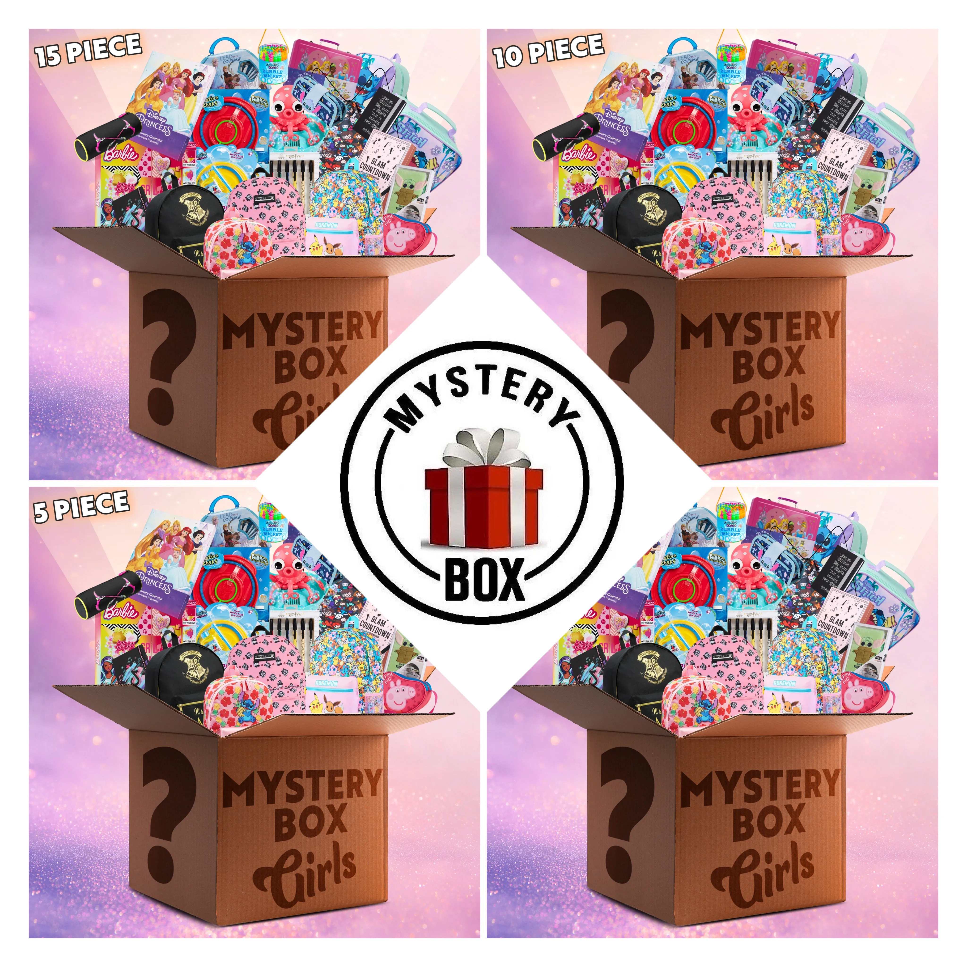 Mystery Box or Bag Sets for Girls -  Assorted Branded Items Worth £40 