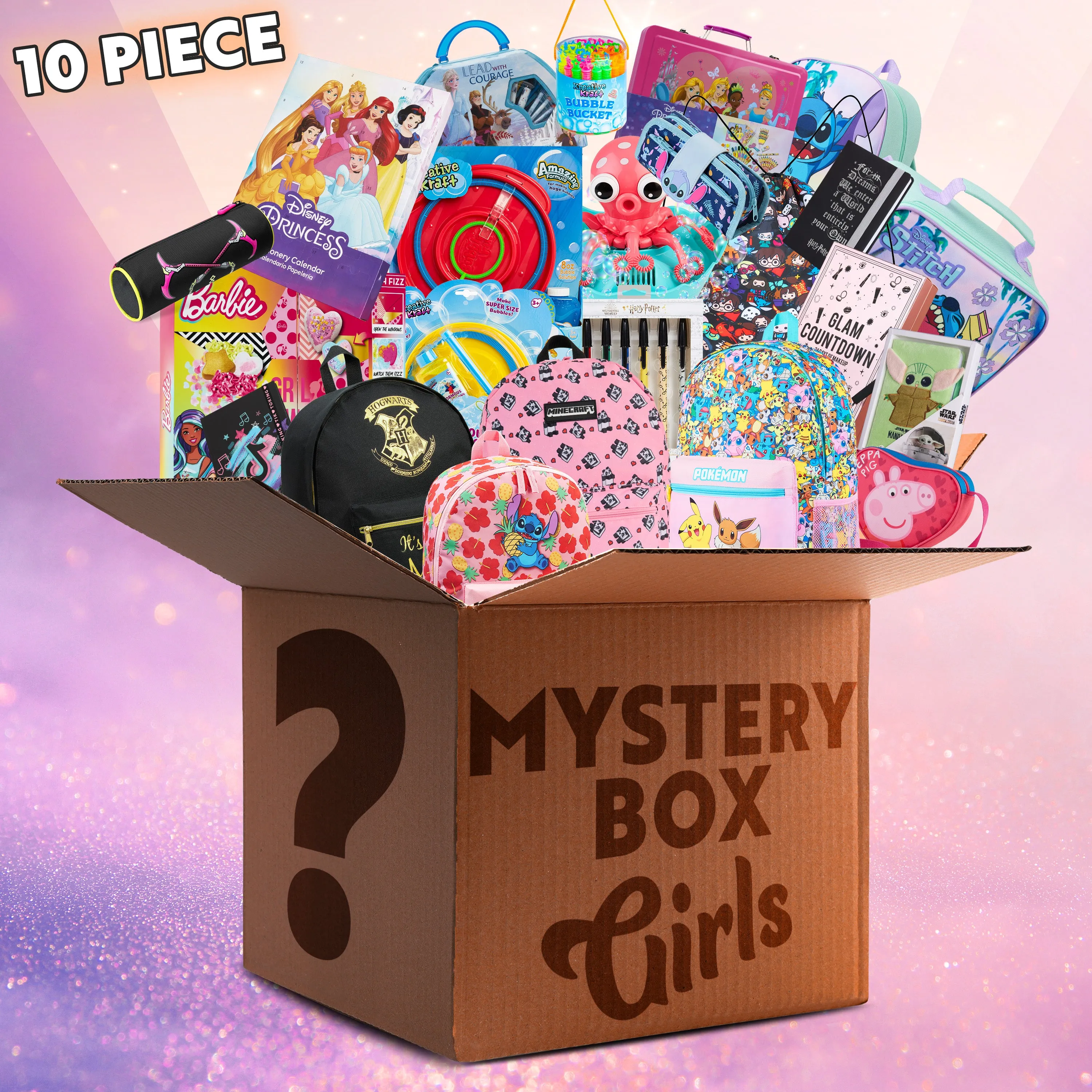 Mystery Box or Bag Sets for Girls -  Assorted Branded Items Worth £40 