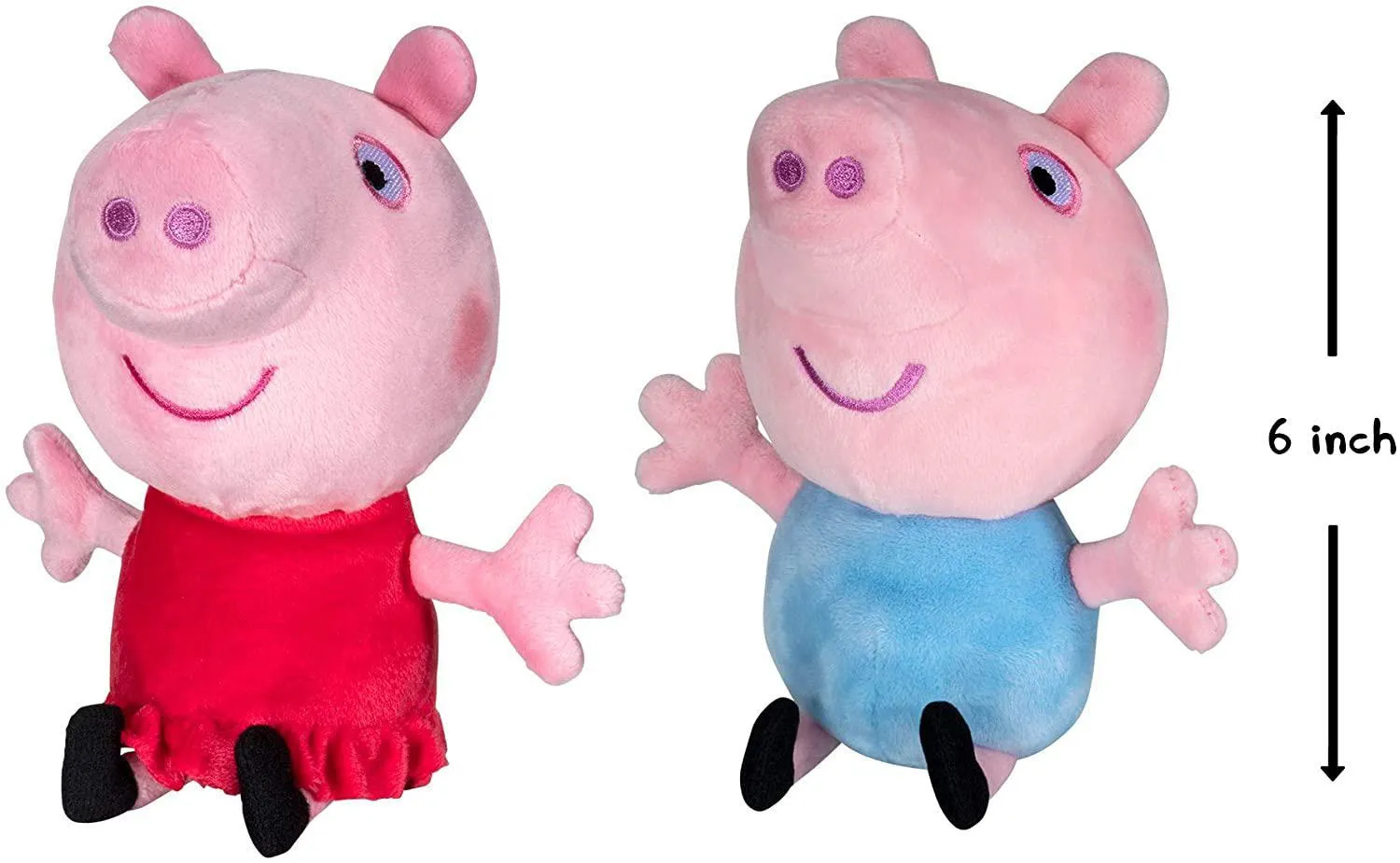 Peppa Pig Family Small Plush Stuffed Animals, Kids Toys for Ages 2 Up – Choose your favorite one (8-10 inches)