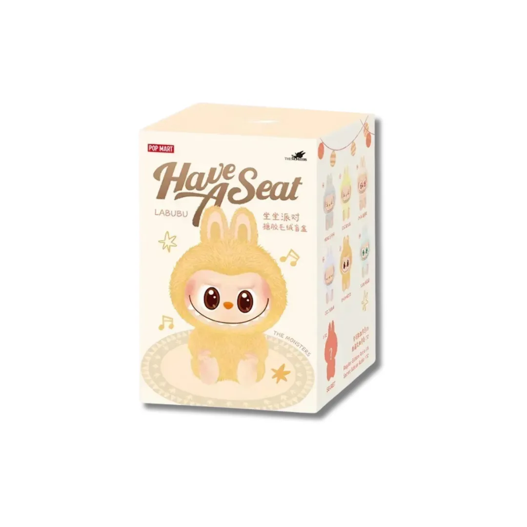 Pop Mart - The Monsters Labubu Have a Seat Vinyl Plush Blind Box