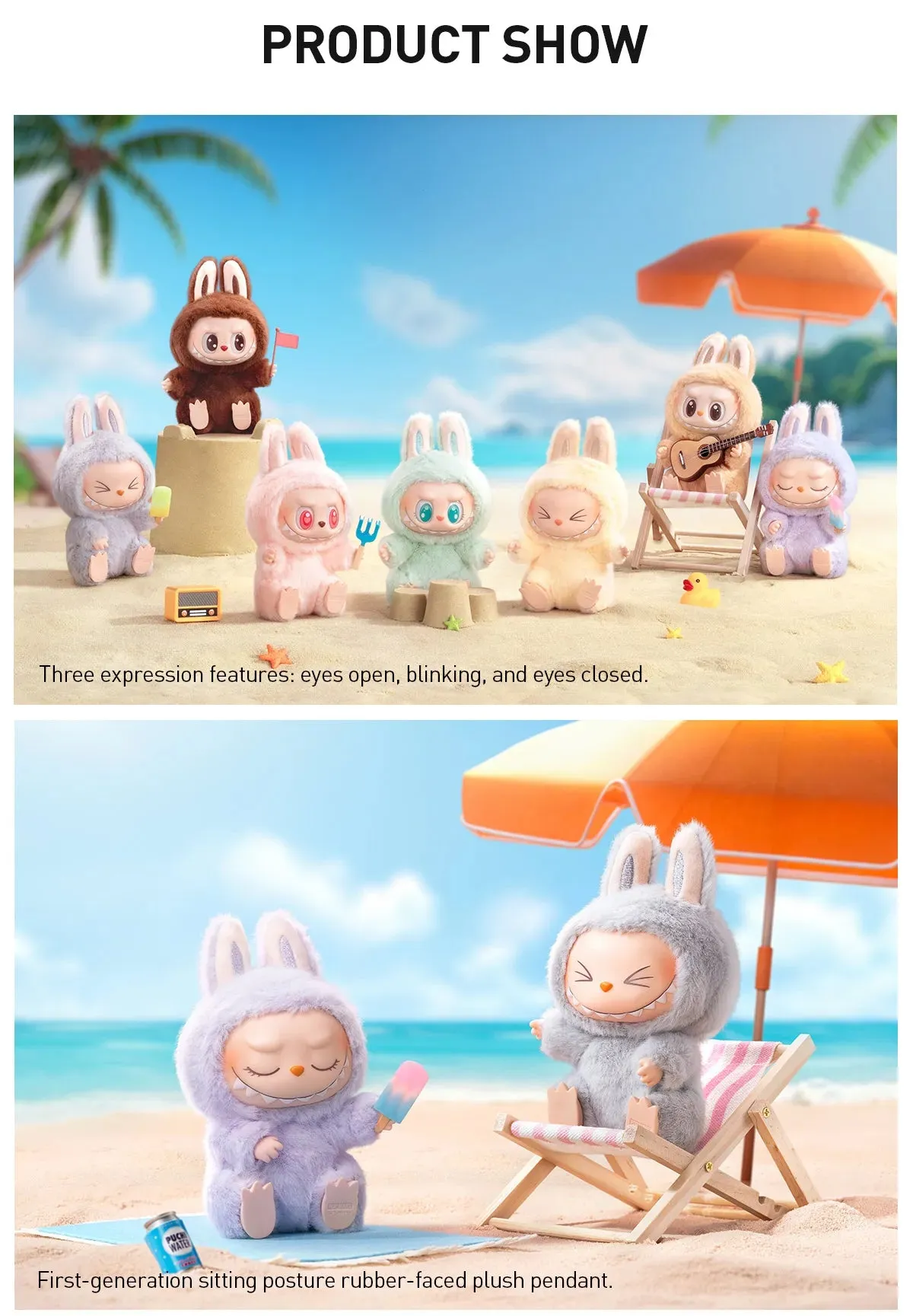 Pop Mart - The Monsters Labubu Have a Seat Vinyl Plush Blind Box