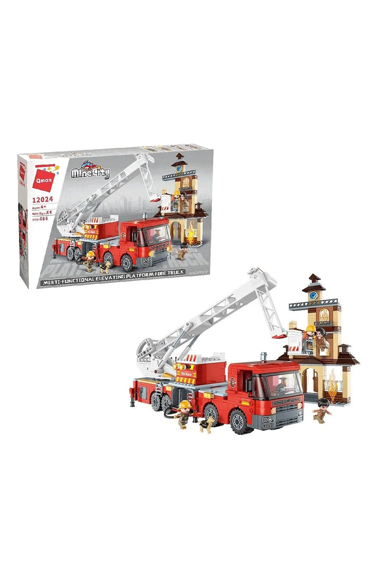 Qman 12024 - MineCity - 686 Pcs