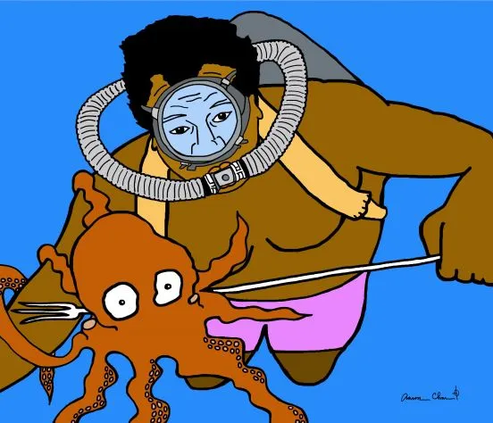 "Steamboat He'e" Aaron Char Art