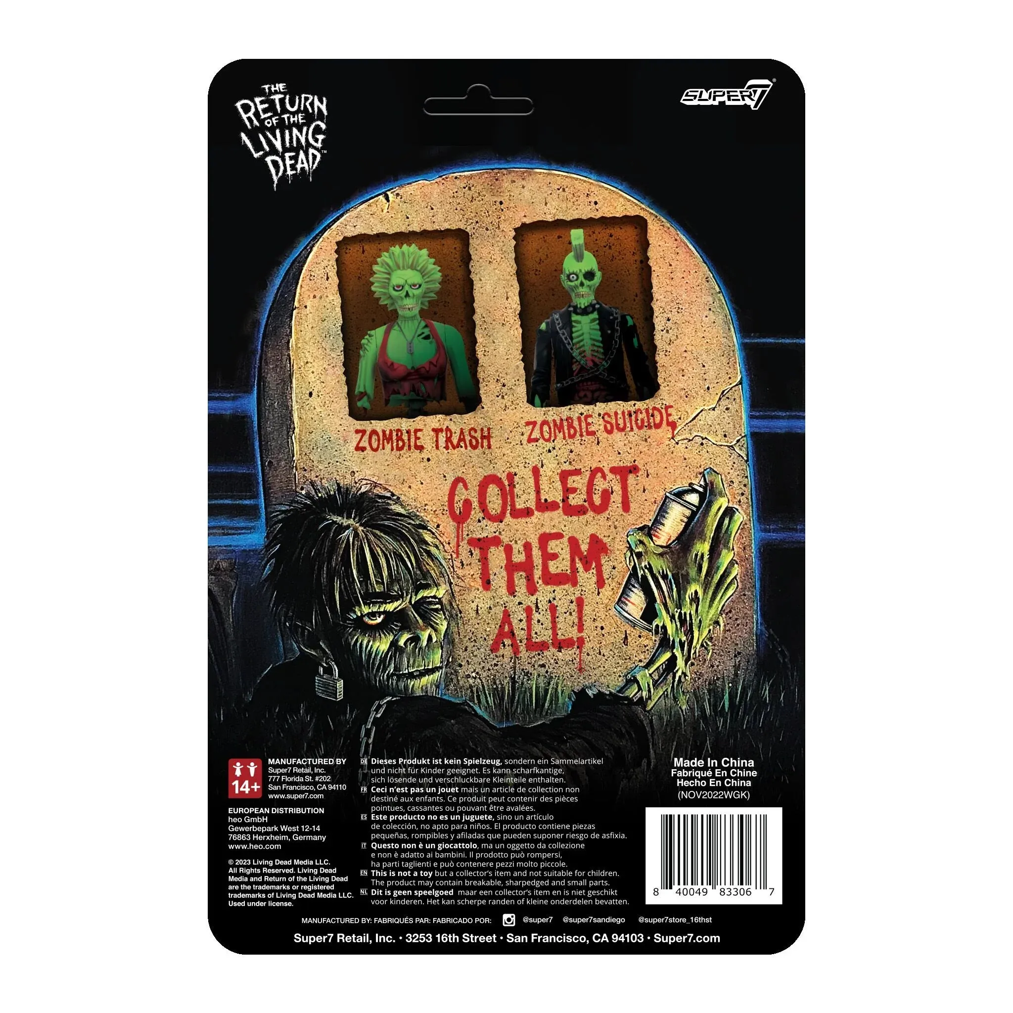 Return of the Living Dead ReAction Wave 1 Zombie Trash