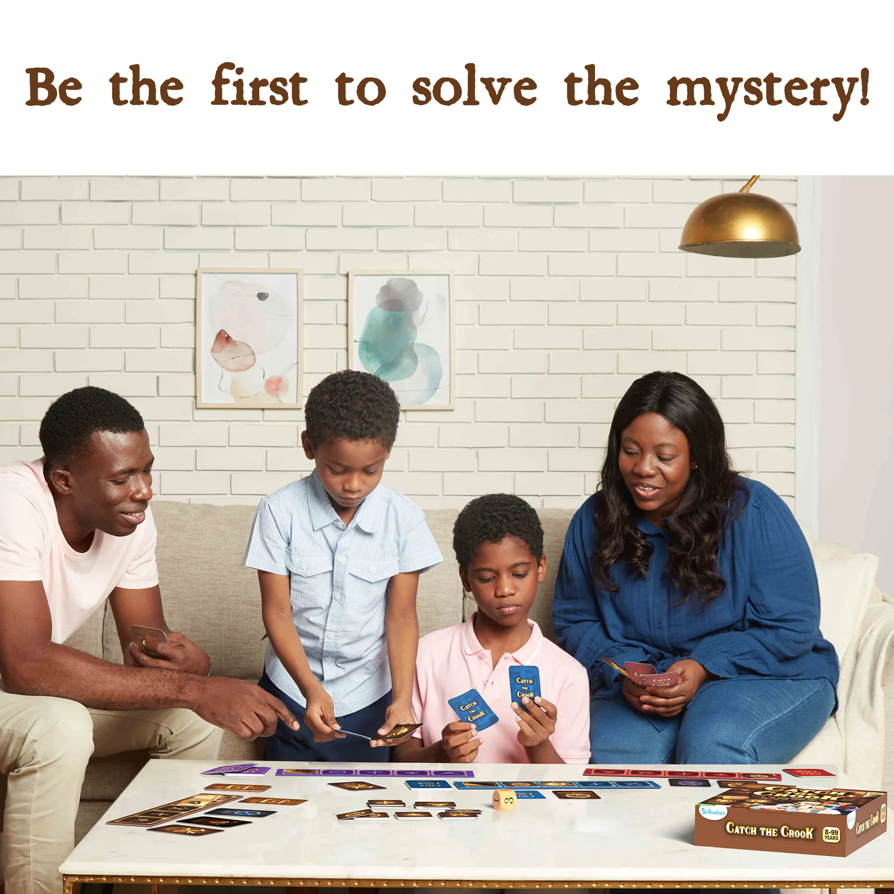 Skillmatics Board Game : Catch The Crook | Strategy & Mystery Game