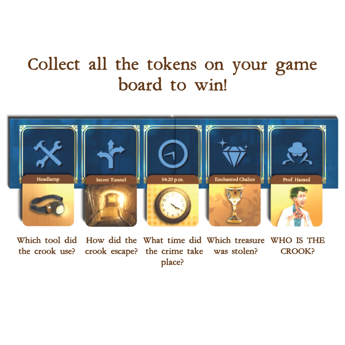 Skillmatics Board Game : Catch The Crook | Strategy & Mystery Game