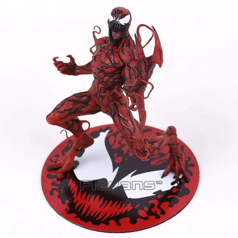 Spiderman Venom Carnage Pre-Painted statue action Figures